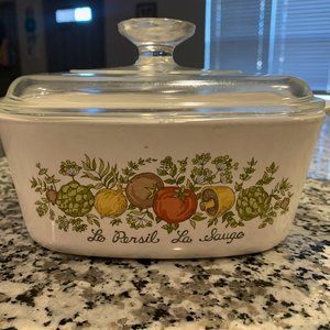 Vintage Corningware Spice of Life 1.5 Qt Casserole Dish